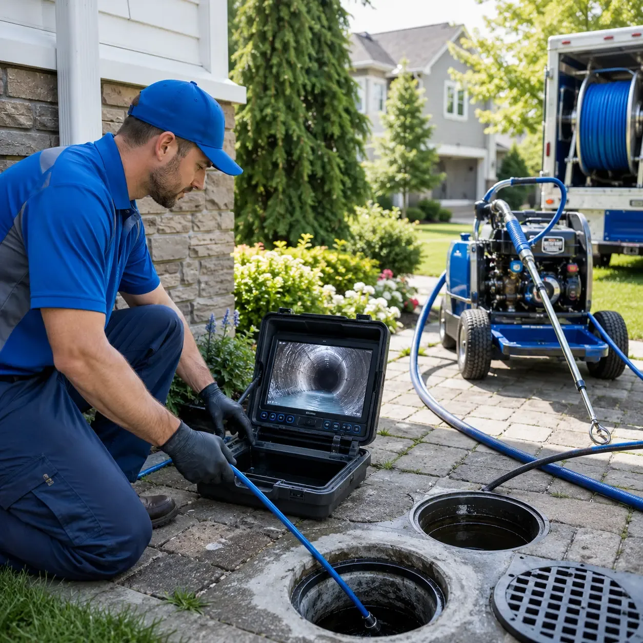 Outdoor drain cleaning professionals serving Brick, NJ